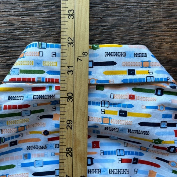 Men's Club Room Shirt Multicolor Watches XL All-Over Street Classic Unique City - Picture 10 of 10